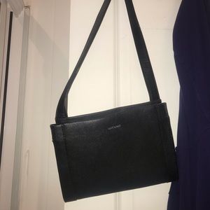 Black Matt & Nat purse (long strap)